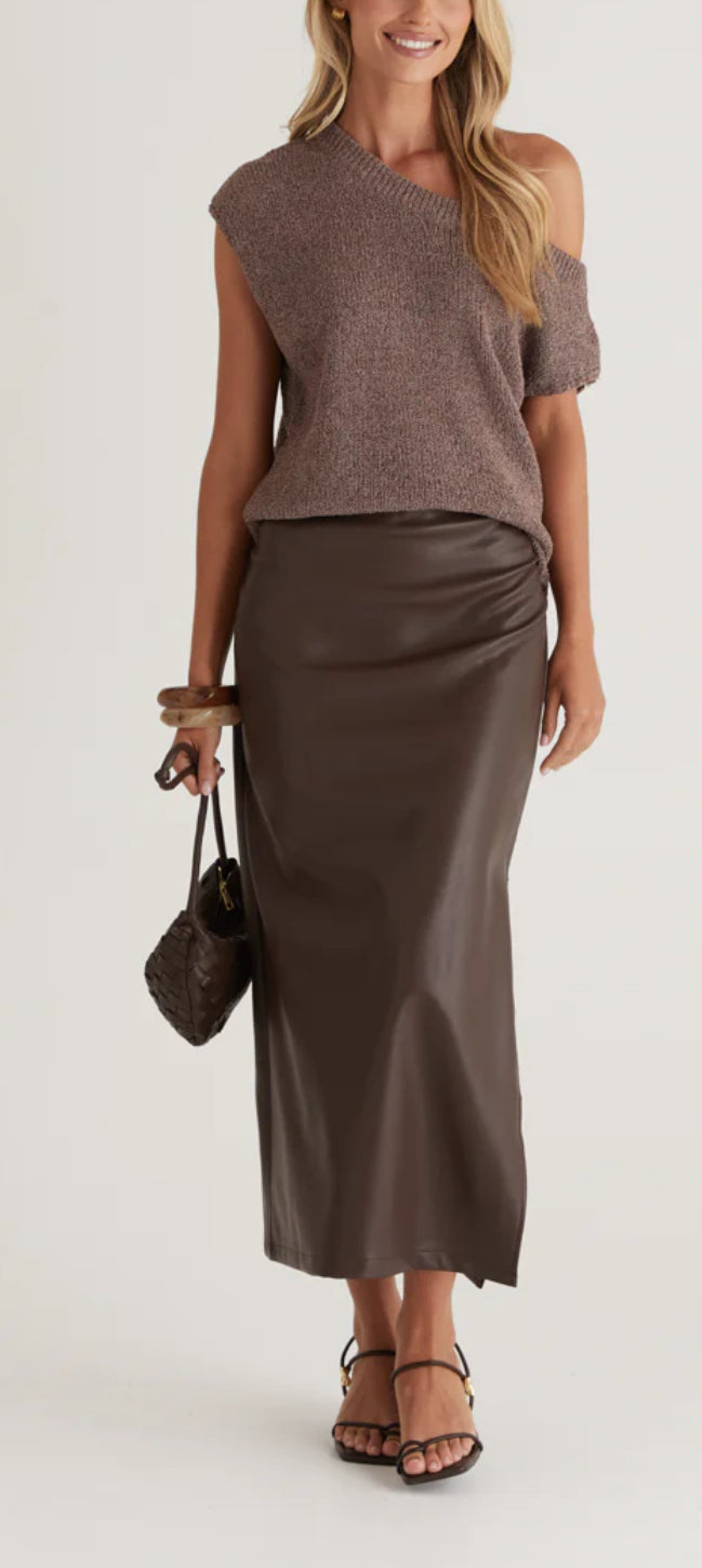 ‘Hazel’ midi skirt