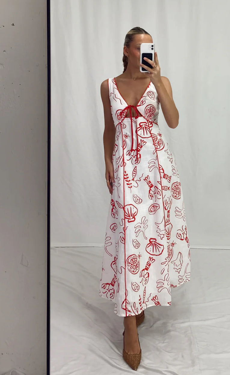 ‘Ross’ midi dress