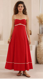 ‘Justine’ red dress