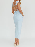 ‘Dani’ powder blue dress