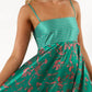 ‘Willow’ maxi green floral