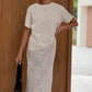 ‘Milly’ white lace skirt