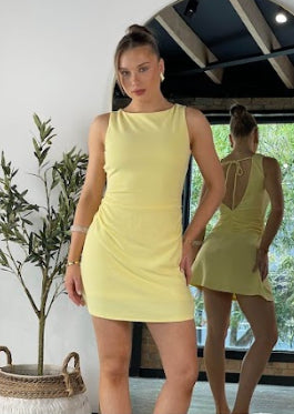 ‘Heidi’ yellow dress