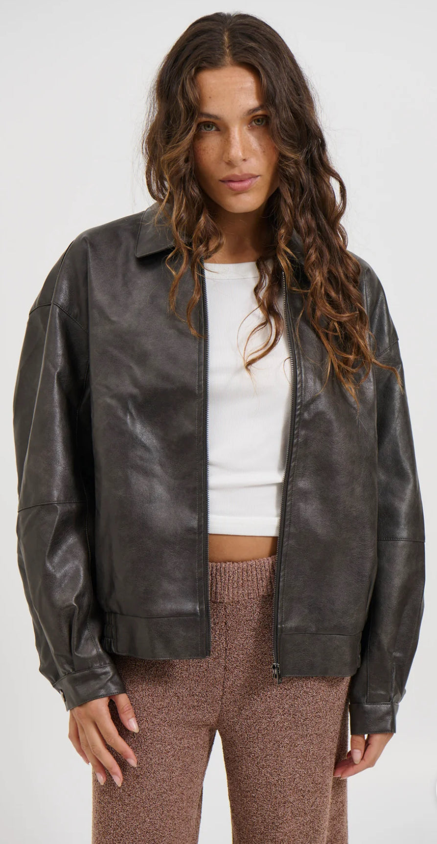 ‘Stevie’ vintage black jacket