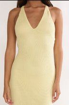 ‘Trixie’ dress yellow