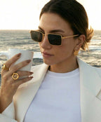 ‘Rizzo’ black sunglasses