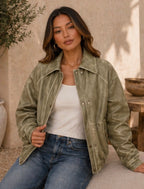 ‘Betty’ jacket in matcha