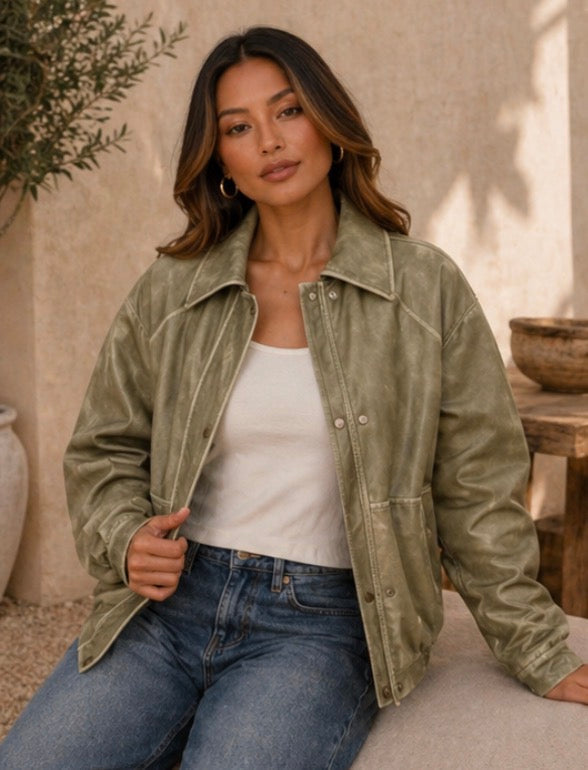 ‘Betty’ jacket in matcha