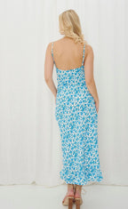 ‘Monica’ dress blue floral