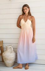 ‘Kiera’ dress pink ombré