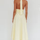 ‘Alessandra’ dress in butter