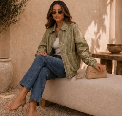 ‘Betty’ jacket in matcha