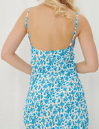 ‘Monica’ dress blue floral