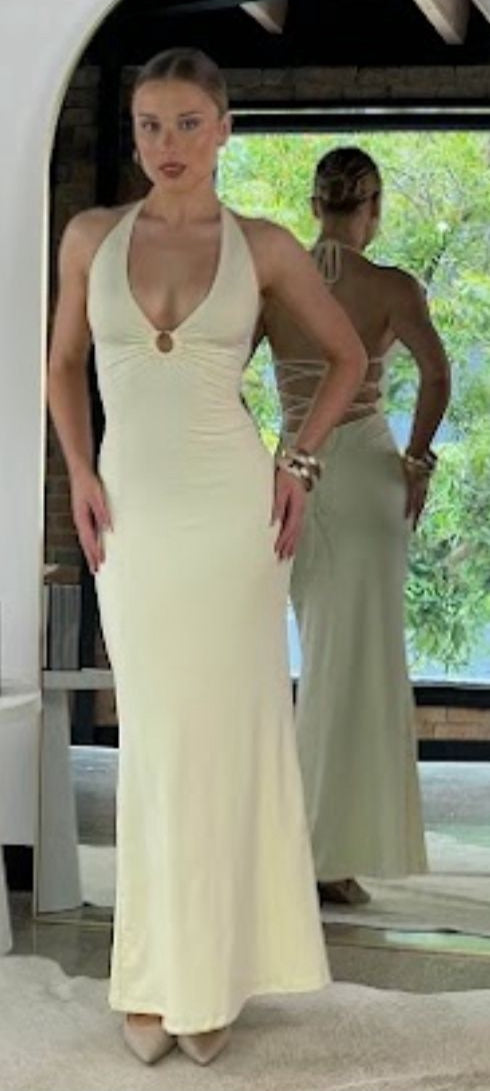 ‘Bridget’ butter dress