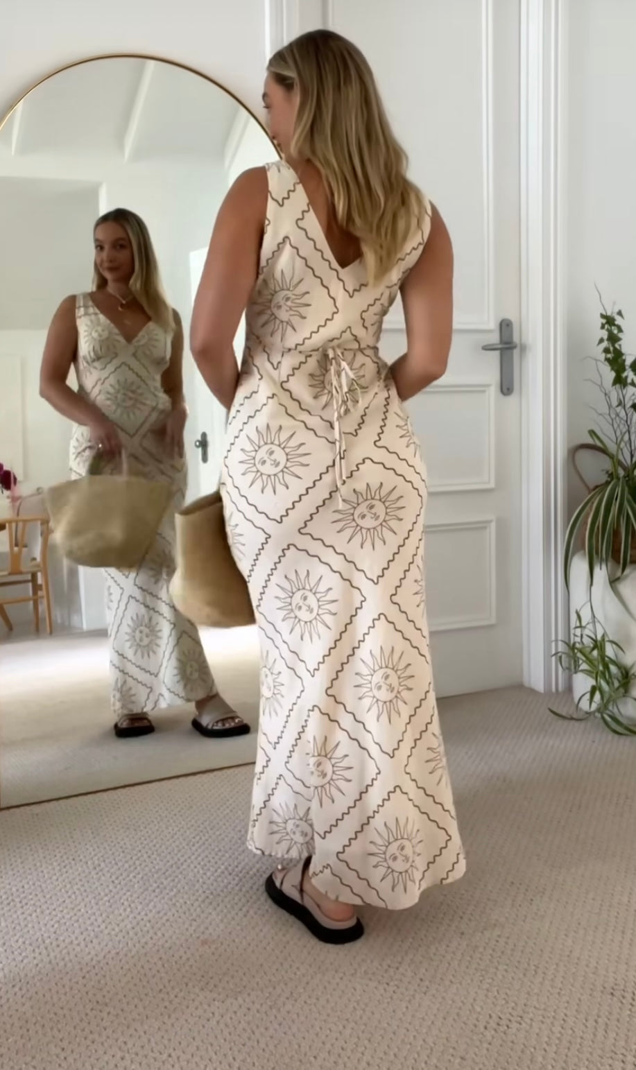 ‘Hollie’ dress in natural