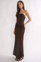 ‘Alessia’ choc dress
