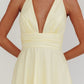 ‘Alessandra’ dress in butter