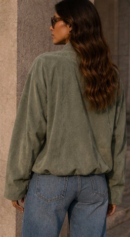 ‘Evelyn’ sage bomber