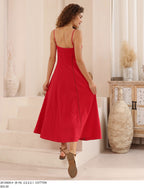 ‘Celeste’ red dress