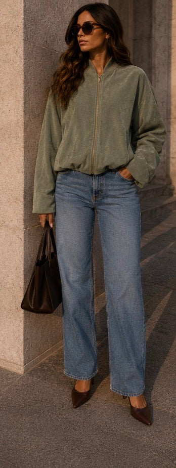 ‘Evelyn’ sage bomber