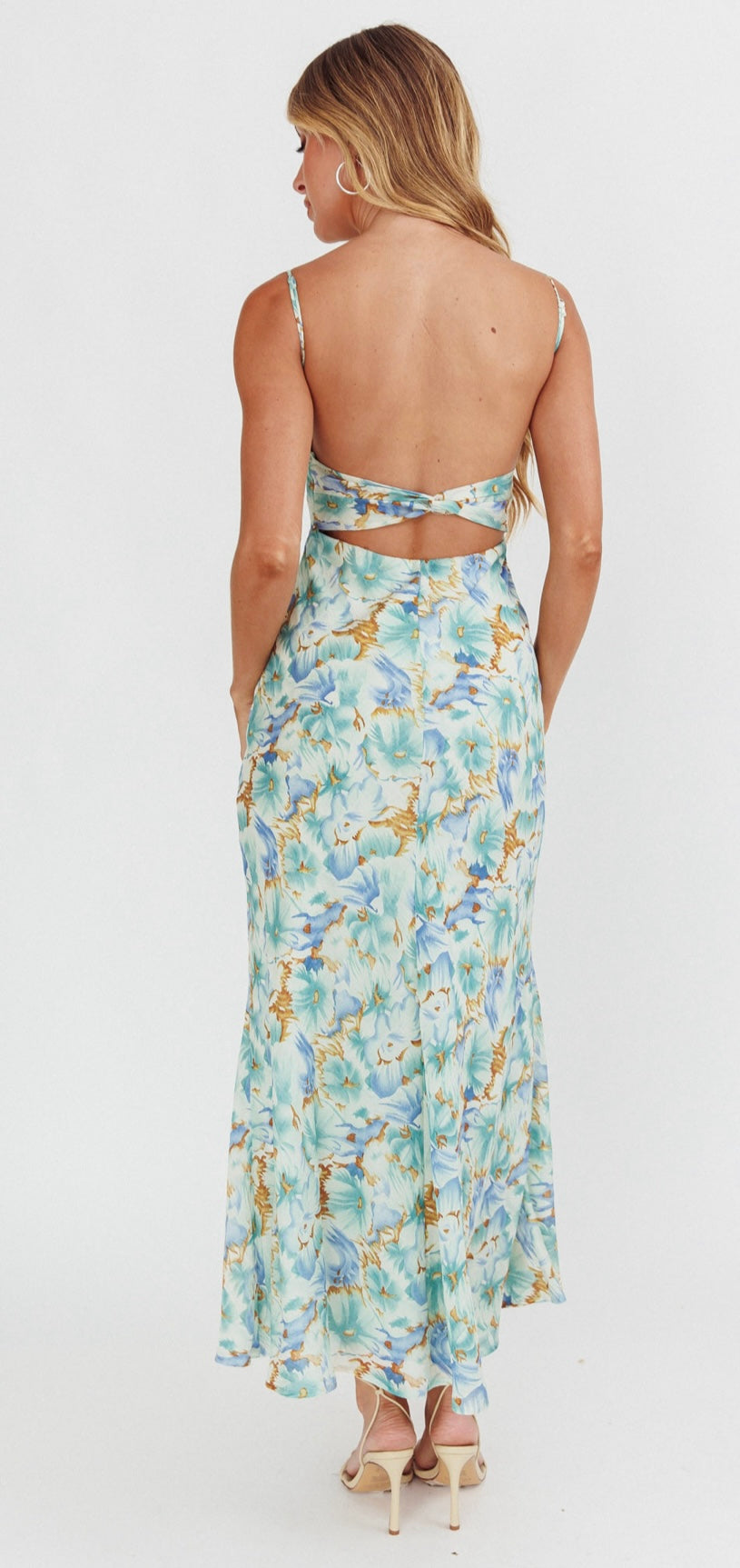 ‘Bree’ dress in green floral