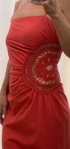 ‘Abigail’ dress coral