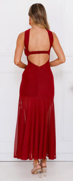 ‘Molly’ dress red
