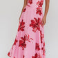 ‘Aria’ pink floral dress