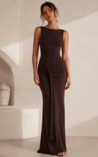 ‘Isobelle’ choc dress