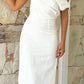 ‘Paros’ dress white