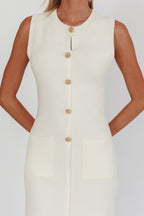 ‘Sandro’ cream dress