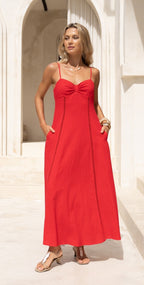 ‘Celeste’ red dress
