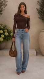 ‘Wynter’ brown top