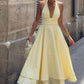 ‘Alessandra’ dress in butter