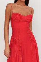 ‘Alisha’ dress red
