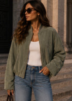 ‘Evelyn’ sage bomber