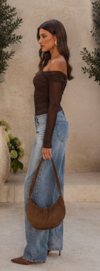 ‘Wynter’ brown top