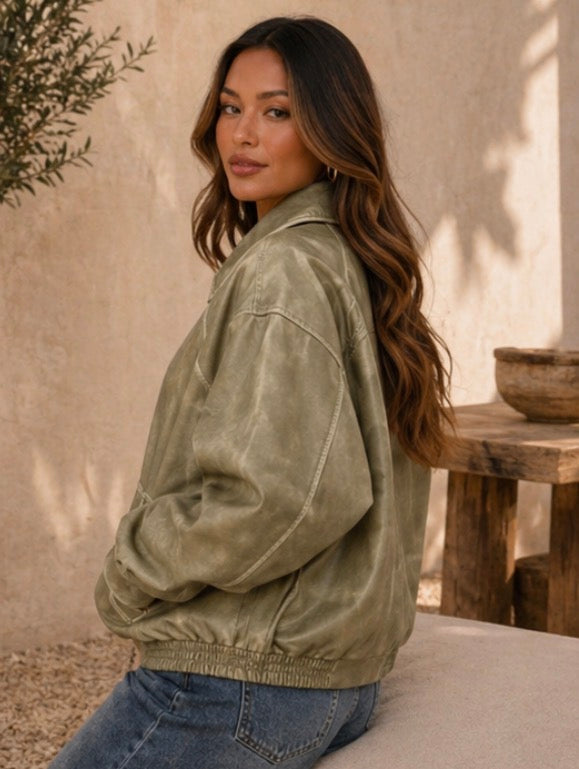 ‘Betty’ jacket in matcha