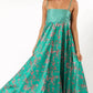 ‘Willow’ maxi green floral