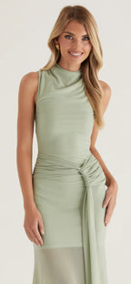 ‘Sadie’ sage dress