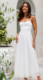 ‘Alicia’ dress white
