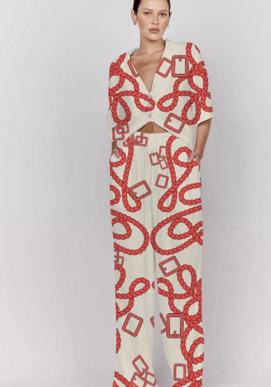 ‘Vale’ shirt and pant set