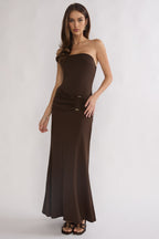‘Alessia’ choc dress