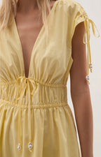 ‘Gwen’ lemon dress