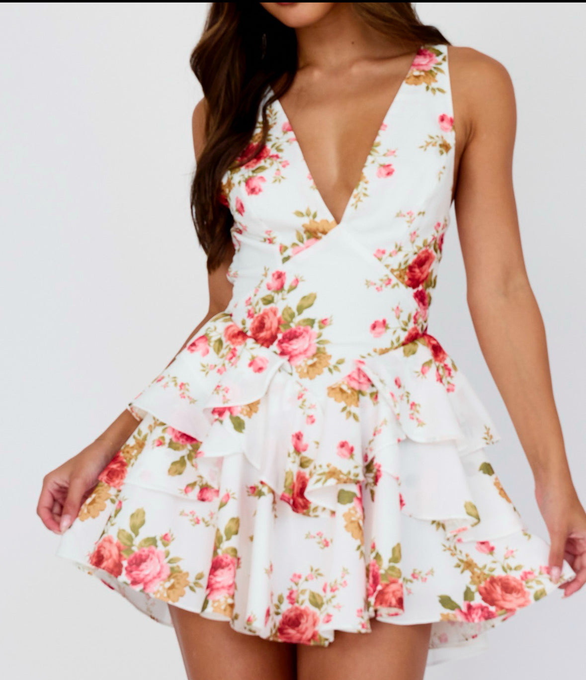 ‘Merida’ floral playsuit