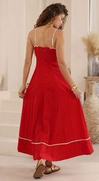 ‘Justine’ red dress