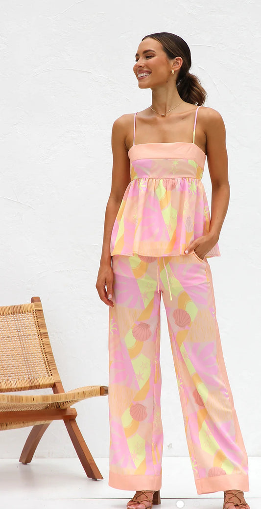 ‘Winnie’ printed pants