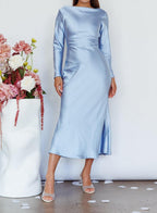 ‘Renee’ dress ice blue