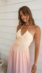 ‘Kiera’ dress pink ombré