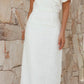 ‘Paros’ dress white